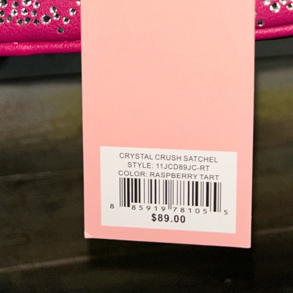 Juicy Couture NWT Rhinestones Satchel Bag - Picture 8 of 10